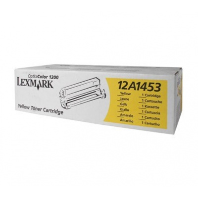 Lexmark 12A1453 жълт (yellow) оригинален тонер