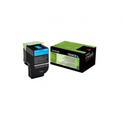 Lexmark 70C2XCE лазурен (cyan) оригинален тонер