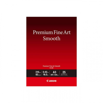 Canon Premium Fine Art Smooth 1711C013, 310 г/м2, A3, 25 бр., мат, мастиленоструен, бял, фотографска хартия