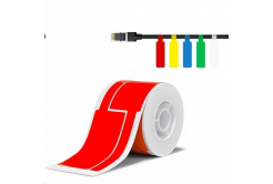 Niimbot 1EA01174101, 25x76mm, 200 бр, червен самозалепващи се етикети за кабели