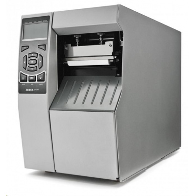 Zebra ZT510 ZT51042-T2E0000Z принтер за етикети, 8 точки/мм (203 dpi), белачка, Пренавиване, дисплей, ZPL, ZPLII, USB, RS232, BT, Ethernet