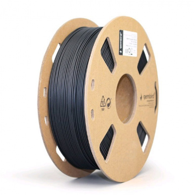 Gembird 3DP-PLA-01-MTBK, 3D филамент, PLA Matte, 1,75mm, 1000g, Черен (Black)