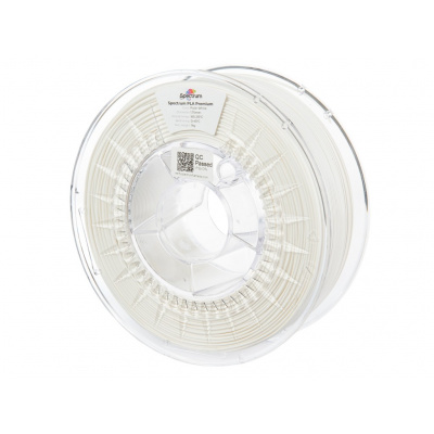 Spectrum 80012 3D филамент, Premium PLA, 1,75mm, 1000g, Бял (Polar white)