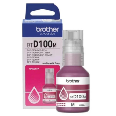 Brother BT-D100 BTD100M магента (magenta) оригинална касета с мастило