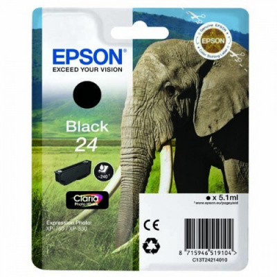 Epson T24214012, T2421 черен (black) оригинална касета