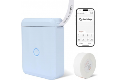 Niimbot D110-M Smart 1AA56301619, етикетираща машина, Синьо + ролка с етикети