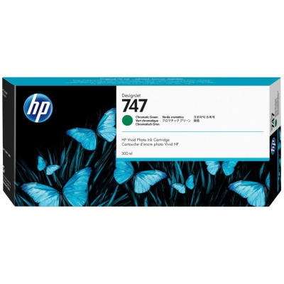 HP 747 P2V84A хроматично зелен (chromatic green) оригинална касета