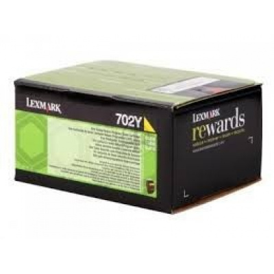 Lexmark 70C20Y0 жълт (yellow) оригинален тонер