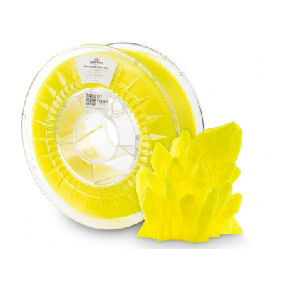 Spectrum 80883 3D филамент, PLA Crystal, 1,75mm, 1000g, Жълт (Electric yellow)