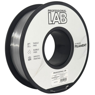 Professional Lab FG-P32-E1, 3D филамент, PETG, 1,75mm, 1000g, Прозрачен (Transparent)