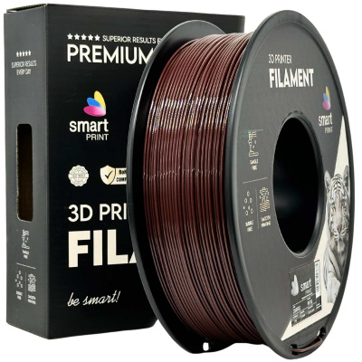 Smart Print FG-S205-E1, 3D филамент, PETG, 1,75mm, 1000g, Кафяв (Coffee)