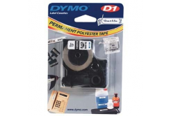Dymo D1 16959, S0718060, 12mm x 5.5m, черен печат/бял фон, оригинална лента