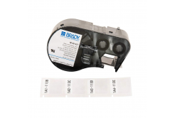 Brady M4-135-427-AW / 170748, 6.35 mm x 27.94 mm, Vinyl, черно копиране / бял фон