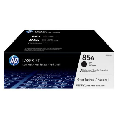 HP 85A CE285AD 2 бр черен (black) оригинален тонер