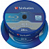 VERBATIM BD-R SL Datalife (25-pack)Blu-Ray/Шпиндел/6x/25GB БЯЛА СИНЯ ПОВЪРХНОСТ
