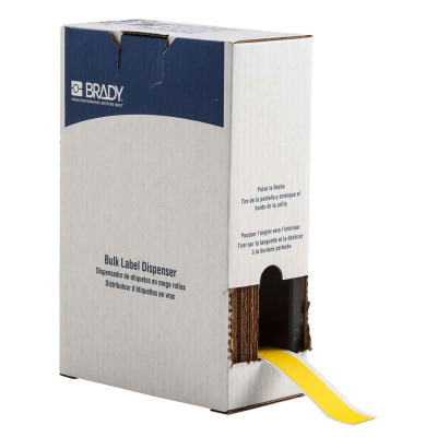 Brady BM7C-1000-854-YL / 173459, ToughWash Метален детектируем материал, 25.40 mm x 22.86 m