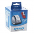 Dymo 99019, S0722480, 59мм x 190мм, бели хартиени етикети за широки папки