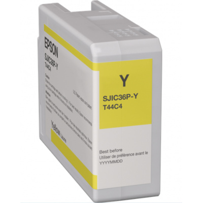 Epson SJIC36P-Y C13T44C440 pro ColorWorкомпютри жълт (yellow) оригинална касета
