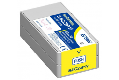 Epson GJIC5(Y) C13S020566 за ColorWorks, жълт (yellow) оригинална касета