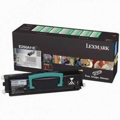 Lexmark E250A11E черен (black) оригинален тонер