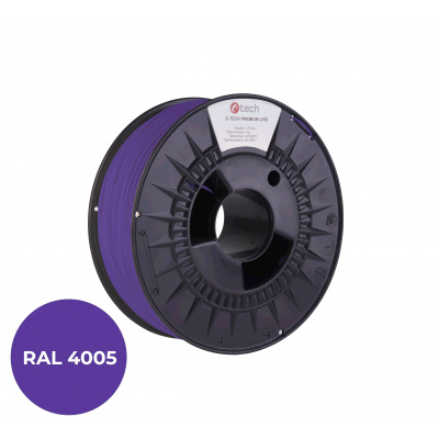 C-Tech 3DF-P-PLA1.75-4005 3D филамент, PREMIUM LINE, PLA, RAL4005, 1,75mm, 1000g, Син/Лилав (Purple)