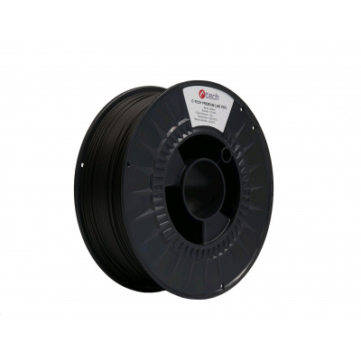C-Tech 3DF-P-PETG1.75-CRB 3D филамент, PREMIUM LINE, PETG, 1,75mm, 1000g, Карбонов черен (Carbon)