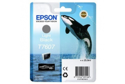 Epson T7607 T76074010 светло черен (light black) оригинална касета