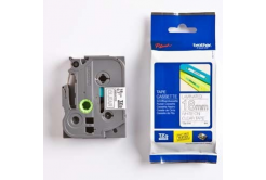 Brother TZ-145 / TZe-145, 18mm x 8m, бял печат/прозрачен субстрат, оригинална лента