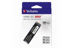 Verbatim 49362 Vi560, Вътрешен SSD диск, 256GB, SATA III, 560 MB/s-R, 460 MB/s-W, черно