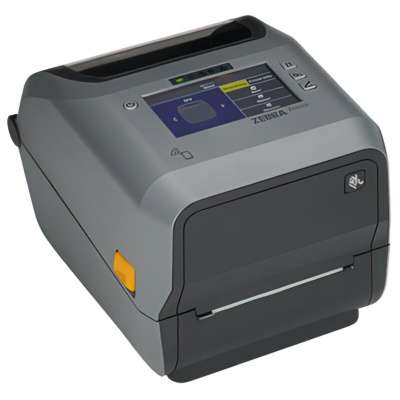 Zebra ZD621 ZD6A043-30ER02EZ принтер за етикети, 12 dots/mm (300 dpi), RTC, USB, USB Host, RS232, BT, Ethernet, Wi-Fi, kit (USB), grey