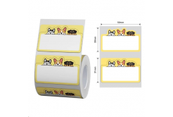 Niimbot A2A78948803, 50x30mm, 220 бр, Кучета, цветен самозалепващи се етикети