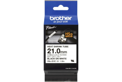 Brother HSe-251E Pro Tape, 21 mm x 1.5 m, черен печат / бял фон , оригинална лента