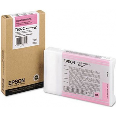 Epson T602C00 светло магента (light magenta) оригинална касета