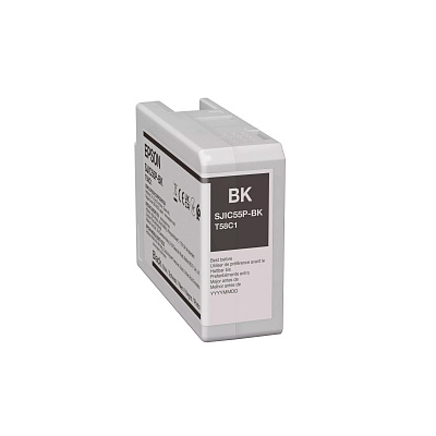 Epson SJIC55-BK C13T58C140 за ColorWorks, черна (black) оригинална касета