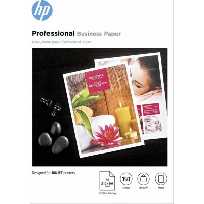 HP PROF MATTE FSC 7MV79A, 180 г/м2, A4, 150 бр., мат, бял, фотографска хартия