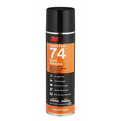 3M 74 Scotch-Weld™, спрей лепило за пяни, 500 мл