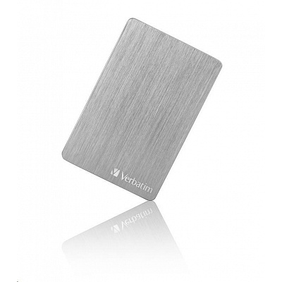 VERBATIM Външен HDD 2TB Store 'n' Go ALU Slim Portable Hard Drive USB 3.2, Silver