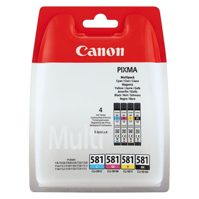 Canon CLI-581 2103C005 цвят (CMYK) оригинален комплект касети