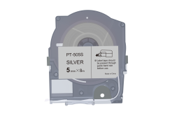 Max LM-505S, 5mm x 8m, сребро съвместима лента