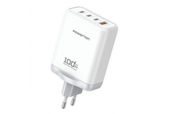 Powerton ENERGY QUANTIX Мрежов адаптер 100W, 4 порта, 3x USB-C, 1x USB-A