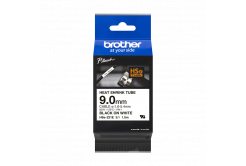 Brother HSe-221E Pro Tape, 9 mm x 1.5 m, черен печат / бял фон, оригинална лента