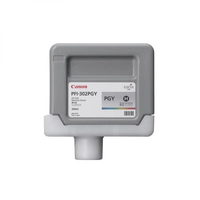 Canon PFI-302PGY, 2218B001 foto сив (photo grey) оригинална касета