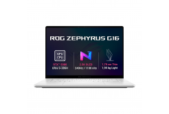 ASUS ROG Zephyrus G16/GU606AW-TB010WZ/U9-386H/16"/2560x1600/32GB/1TB/RTX 5080/W11H/Бял/2R