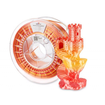 Spectrum 81017 3D филамент, PLA Silk Rainbow, 1,75mm, 1000g, Многоцветен (Fire red)