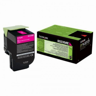 Lexmark 80C2SME магента (magenta) оригинален тонер