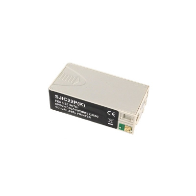 Epson S020601, SJIC22P(K) за ColorWorks черен (black) съвместими касети
