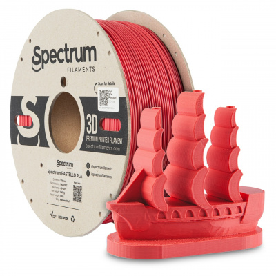 Spectrum 80899 3D филамент, pastello PLA, 1,75mm, 1000g, Червен (Holland red)
