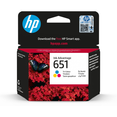 HP 651 C2P11AE#BHK цвят (CMY) оригинална касета