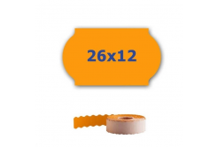 Етикети за цени за клещи, 26mm x 12mm, 900компютри сигнал портокал