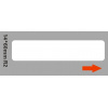 Niimbot A2A28678601, 14x60mm, 110 бр, бял самозалепващи се етикети